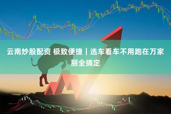 云南炒股配资 极致便捷｜选车看车不用跑在万家丽全搞定